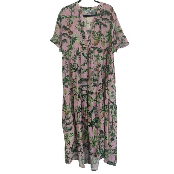 NWT Anthropologie Kallie Flowy Maxi Dress by Celandine: Printed Edition - Picture 4 of 6